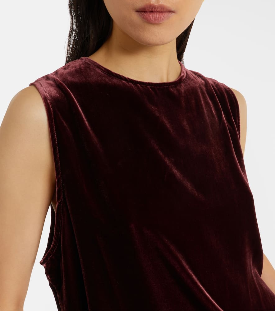 Trento velvet tank top