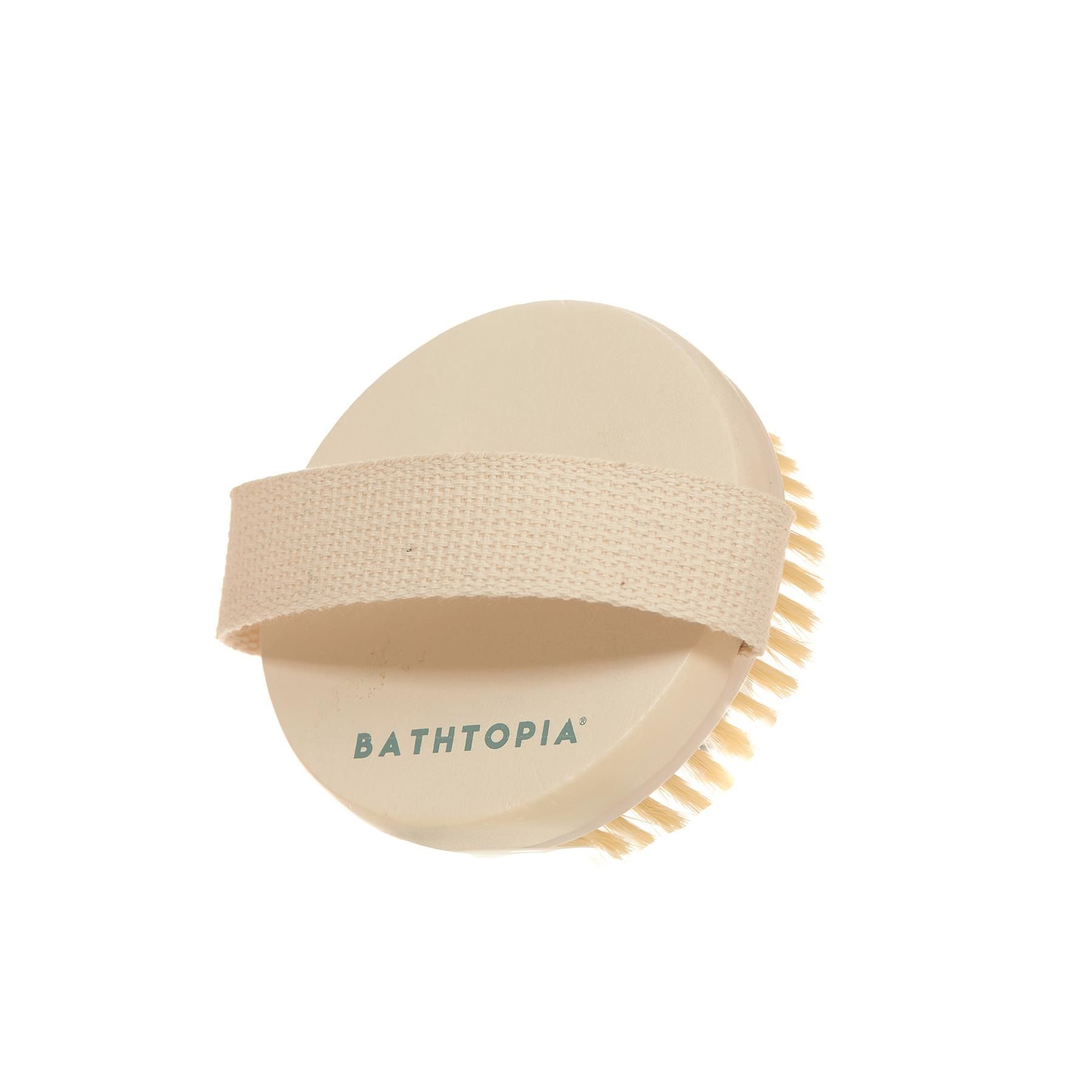 Danielle Creations Unisex Bathtopia Bamboo Handheld Dry Body Brush in Brown