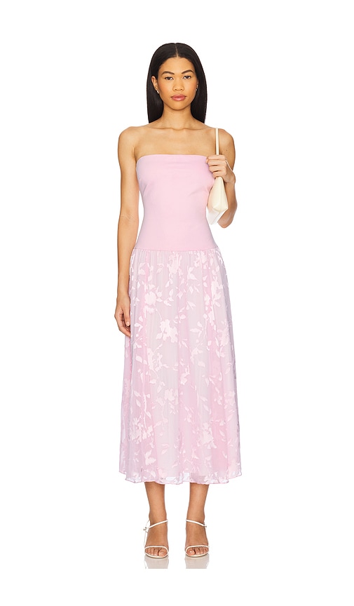 CAMI NYC MAXIKLEID DRESS in Blush. Größe 6. Also in 00