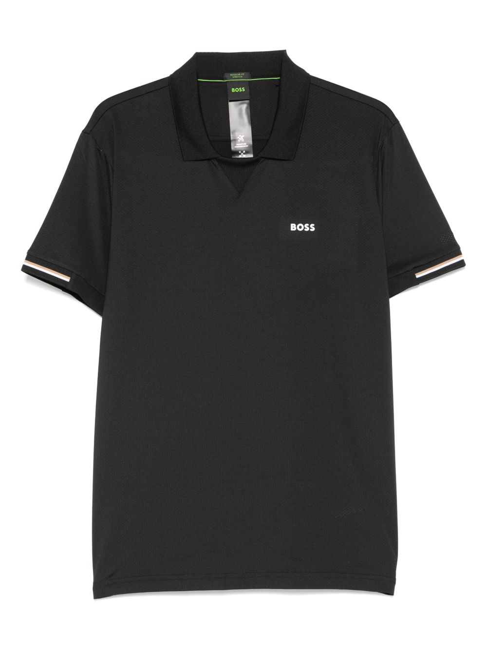 BOSS rubberised-logo T-shirt - Black