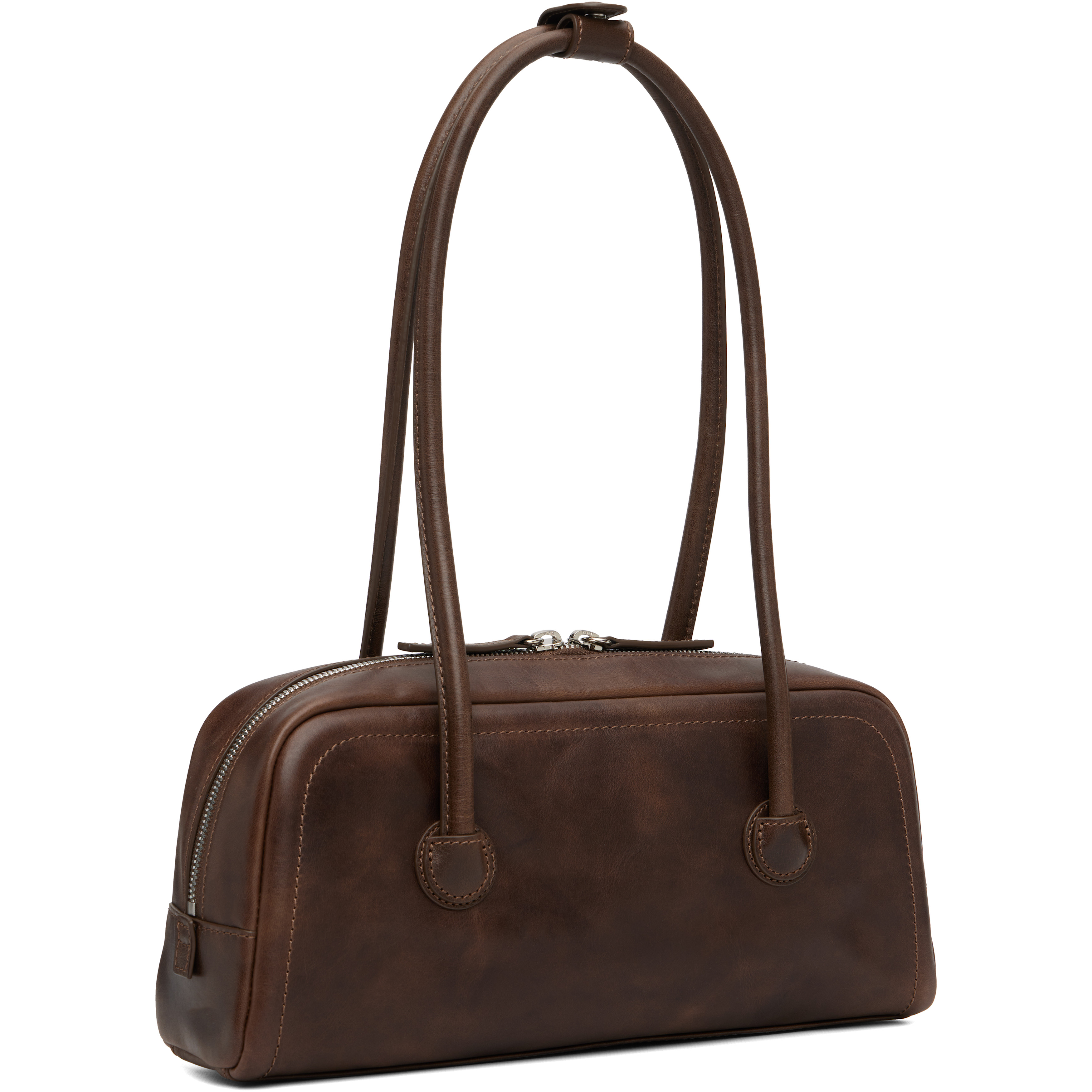Brown Soft Boston EW Bag