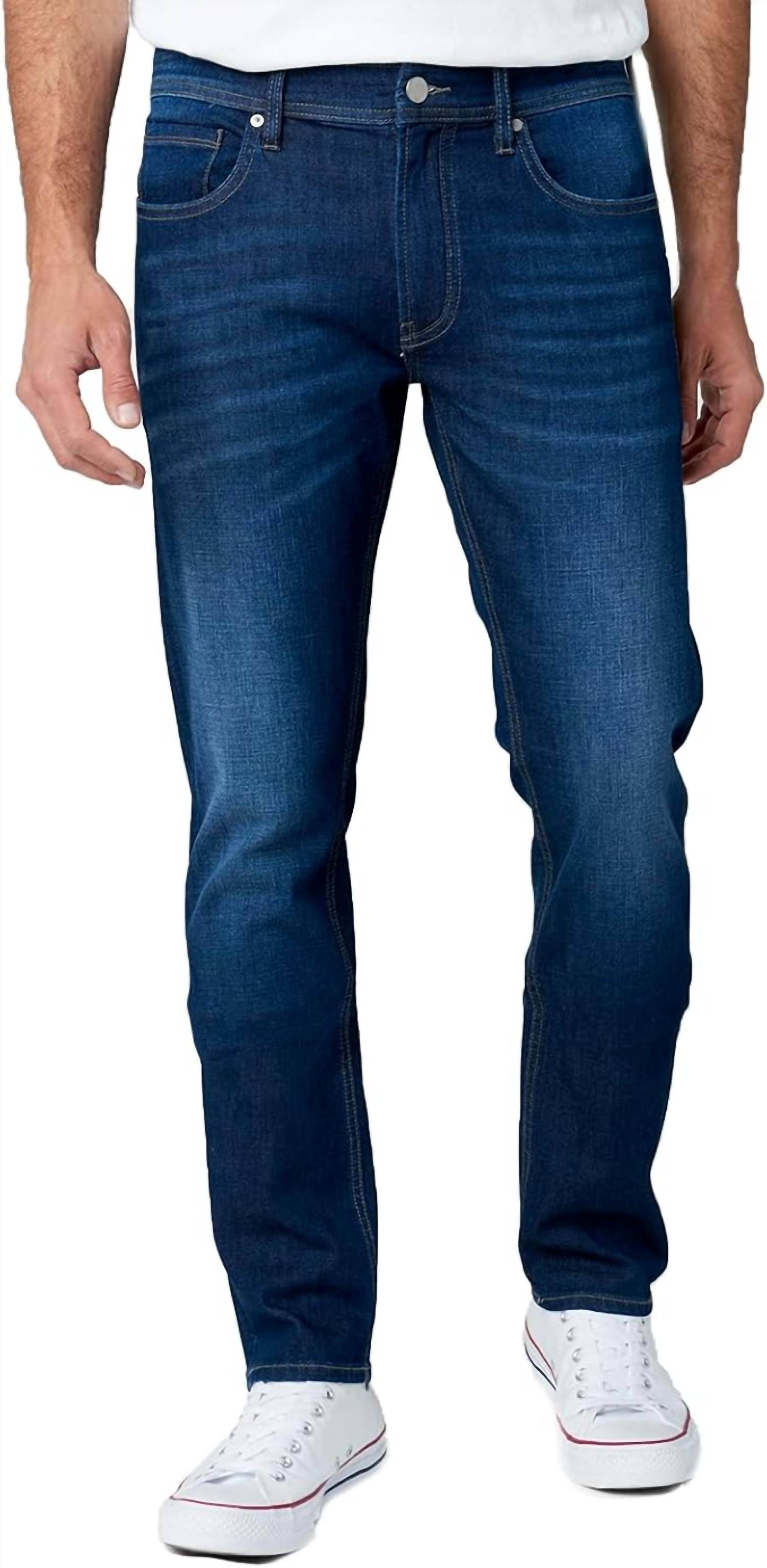 Men's Slim Fit Stretch Denim Wooster Blue In Uzd