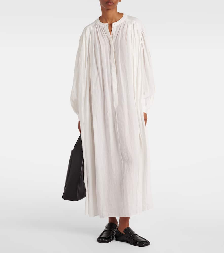 Róhe Oversized ramie maxi dress