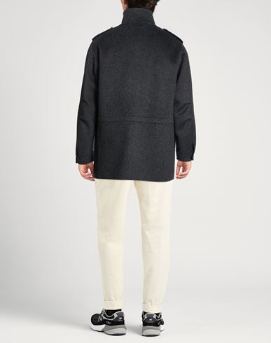 Paltò Fabbrica Man Jacket Charcoal Size 38 Wool, Nylon
