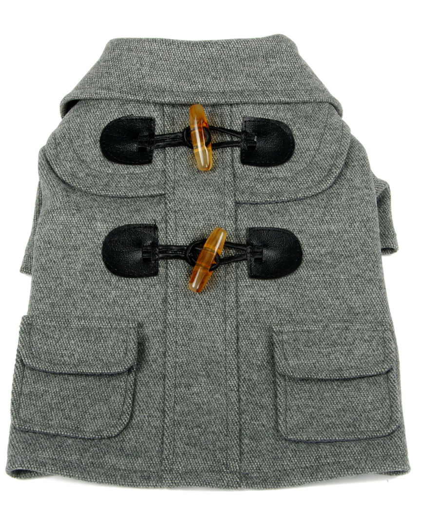 Military Static Riveted Fashion Collared Coat