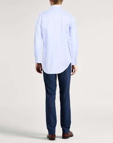 Man Shirt Light blue Size 14 ½ Cotton, Linen