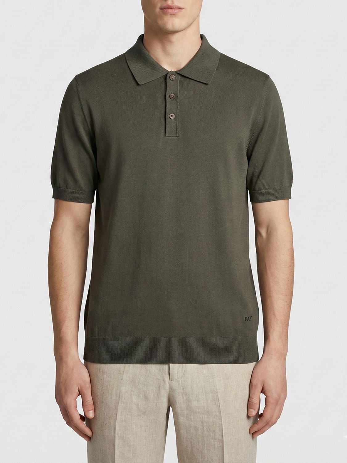 Polo Shirt Men color Blue