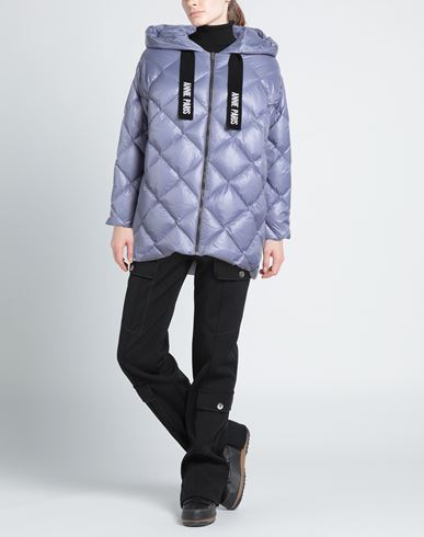 Woman Puffer Light blue Size 4 Polyamide