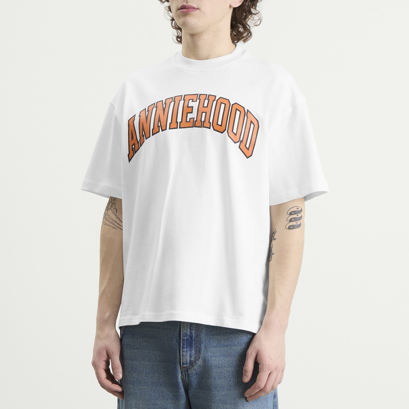 Men's College Arch T-Shirt White