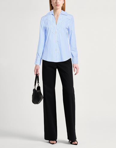 Woman Shirt Sky blue Size 2 Cotton