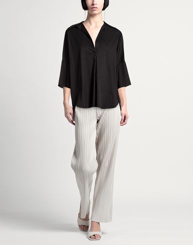 Woman Top Black Size 10 Cotton, Polyamide, Elastane