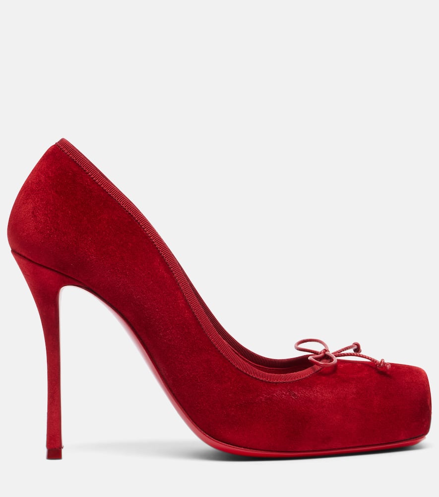 Cassia Nodo 100 suede pumps