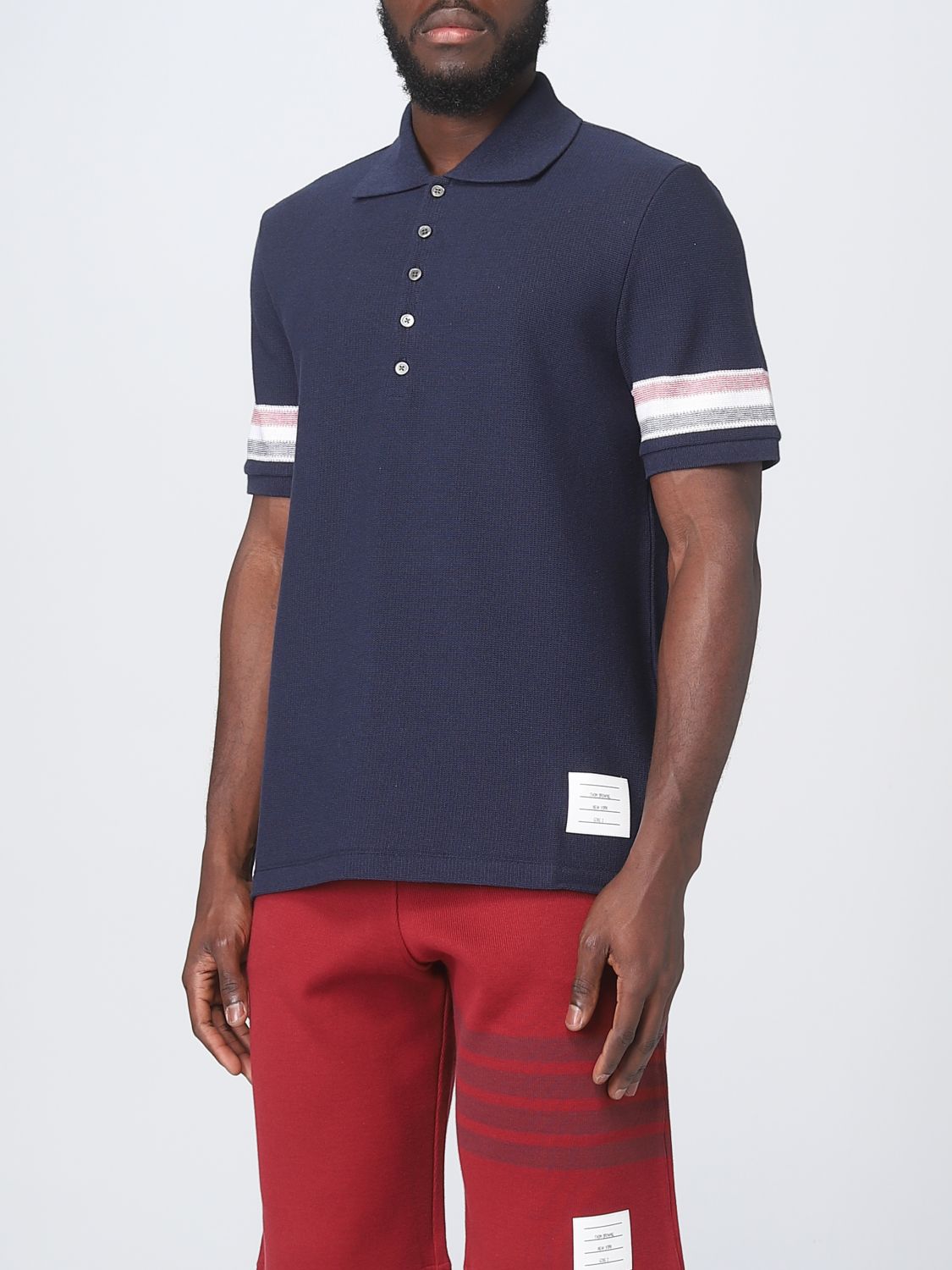 Polo Shirt Men color Blue