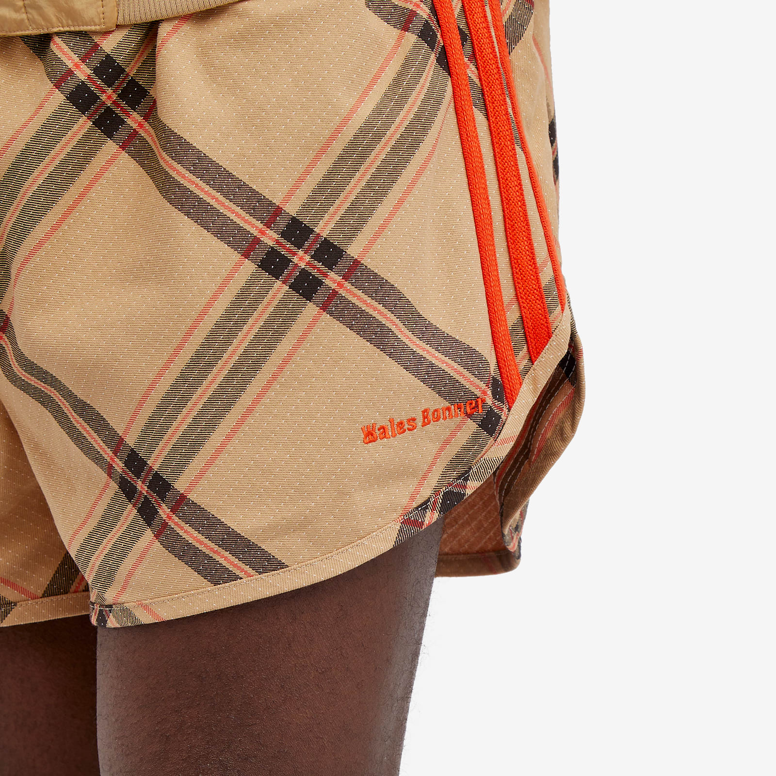 Men's x Wales Bonner Short in Check Jacquard