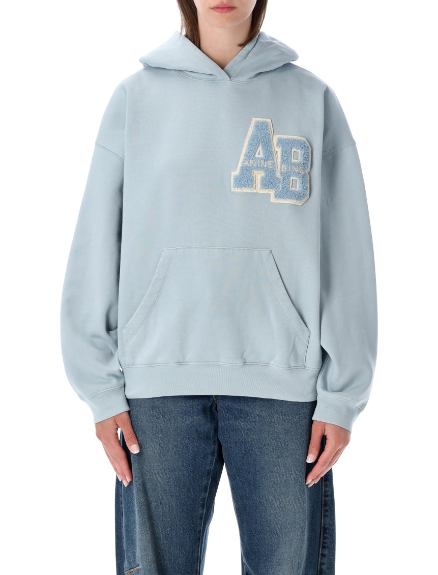 Light Blue Logo Hoodie