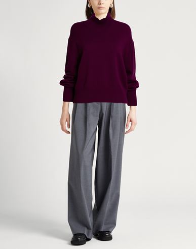 Woman Turtleneck Plum Size XL Cashmere