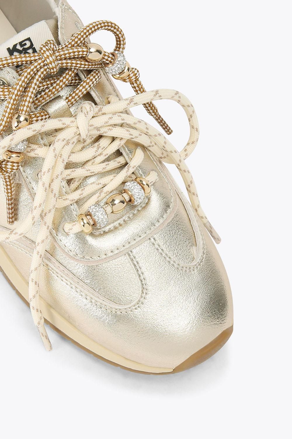 KG Kurt Geiger Women's 'Lala' Trainers in Gold