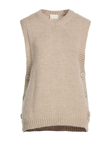 Woman Sweater Beige Size M Acrylic, Polyester, Wool