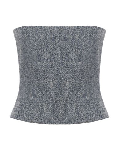 Woman Top Slate blue Size 6 Cotton, Wool, Polyester, Alpaca wool, Polyamide
