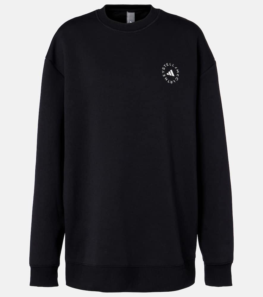 Logo cotton-blend jersey sweatshirt