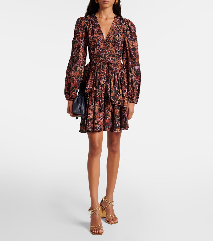 Ulla Johnson Lulu pleated cotton minidress