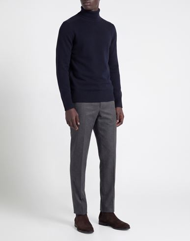Man Turtleneck Navy Size 36 Cashmere