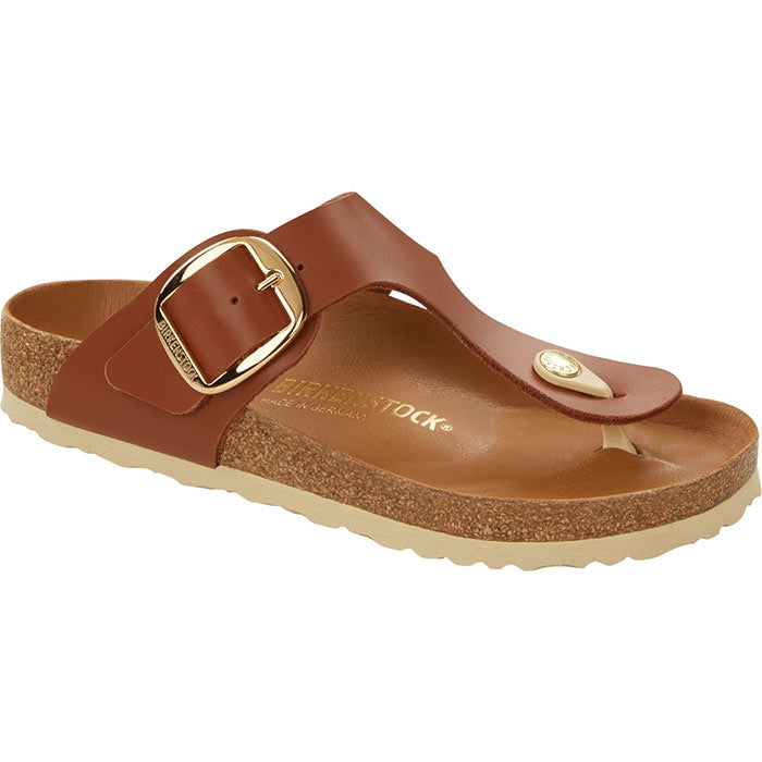 Gizeh Big Buckle Leather Cognac