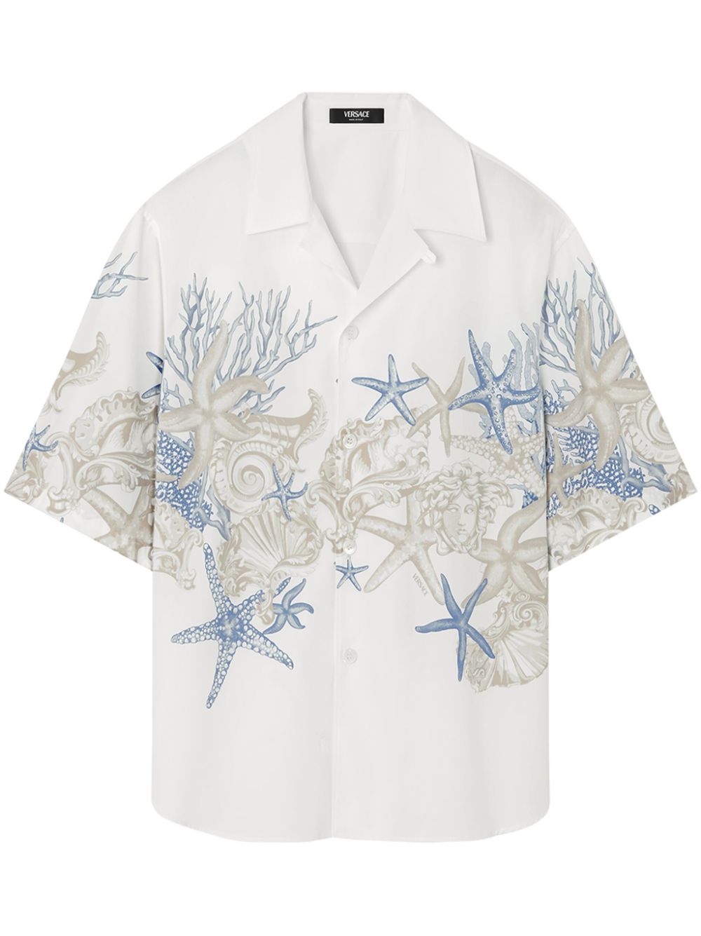 Barocco Sea cotton shirt - White