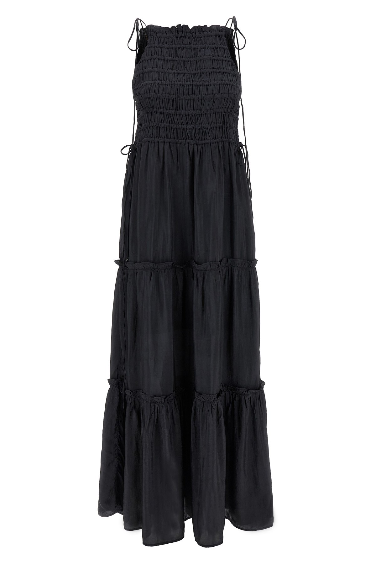 'Black Smock Tie' Dress