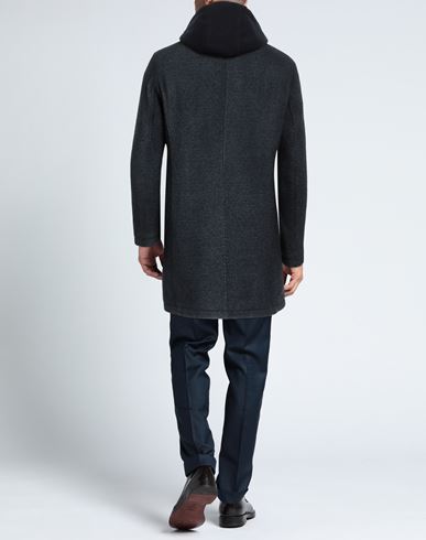 Man Coat Navy Size 3XL Wool, Polyamide, Acrylic, Polyester, Mohair wool