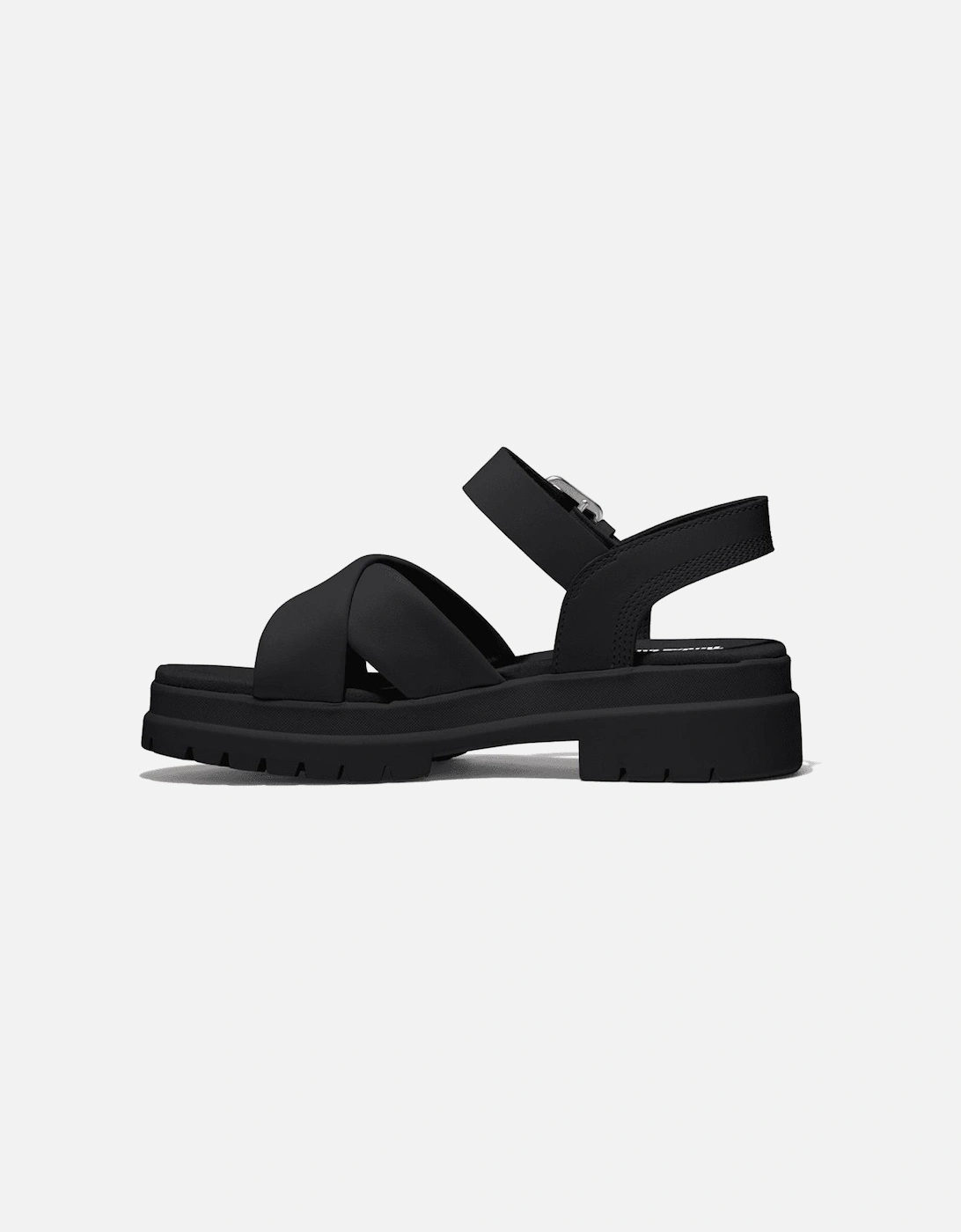 Women's Timberland London Vibe Womens Cross Strap Sandals - Black - Size: 5