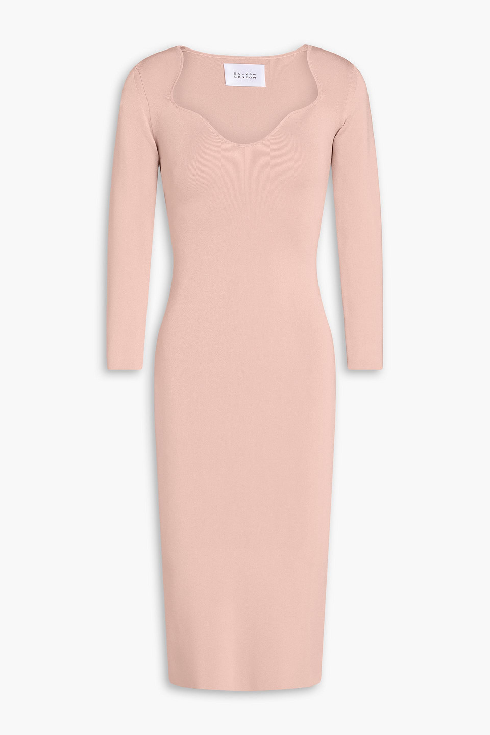 Kaia ponte midi dress - Pink - L