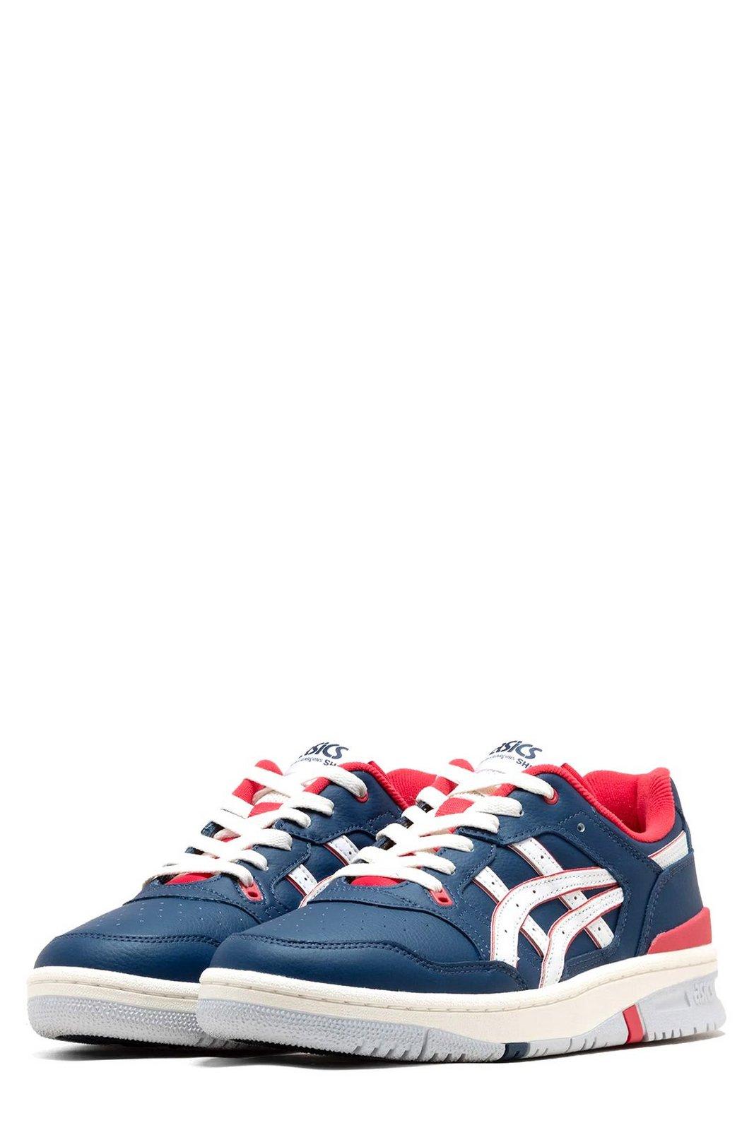Comme Des Garcons Shirt X Asics Sneakers Blue Panelled Sneakers Sneakers