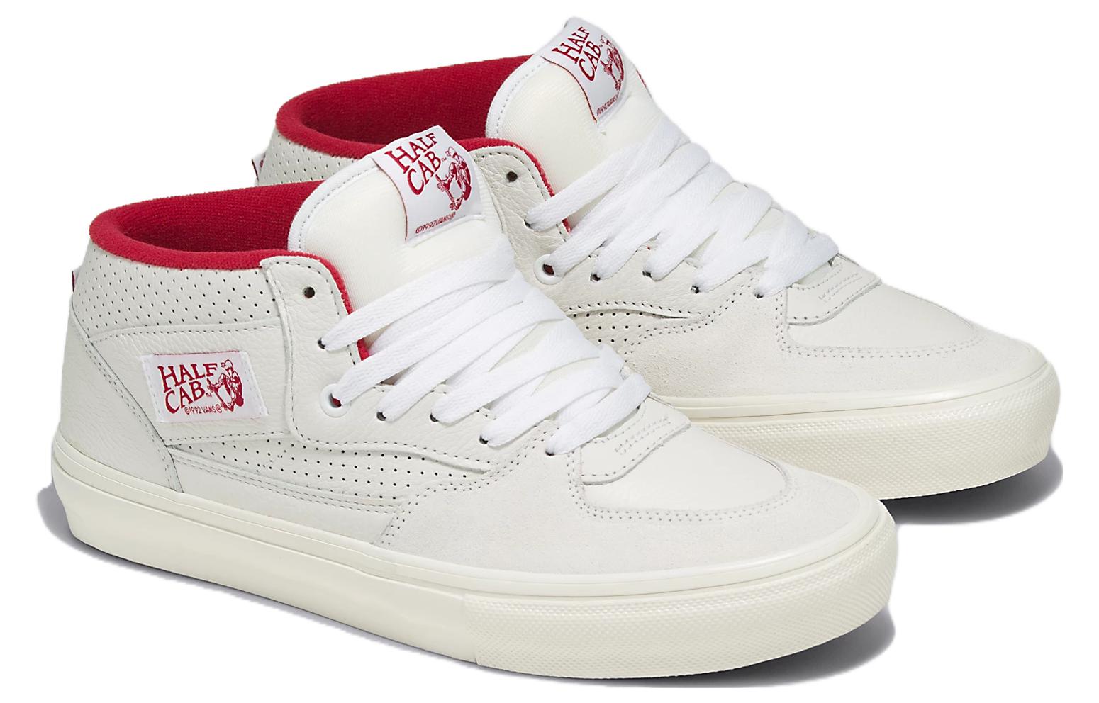 Skate Half Cab Shoes 'White Red'