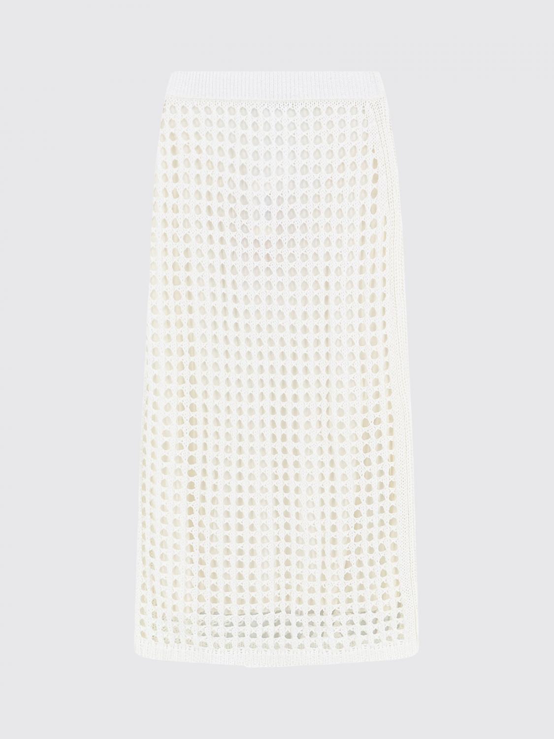 Skirt Woman color White