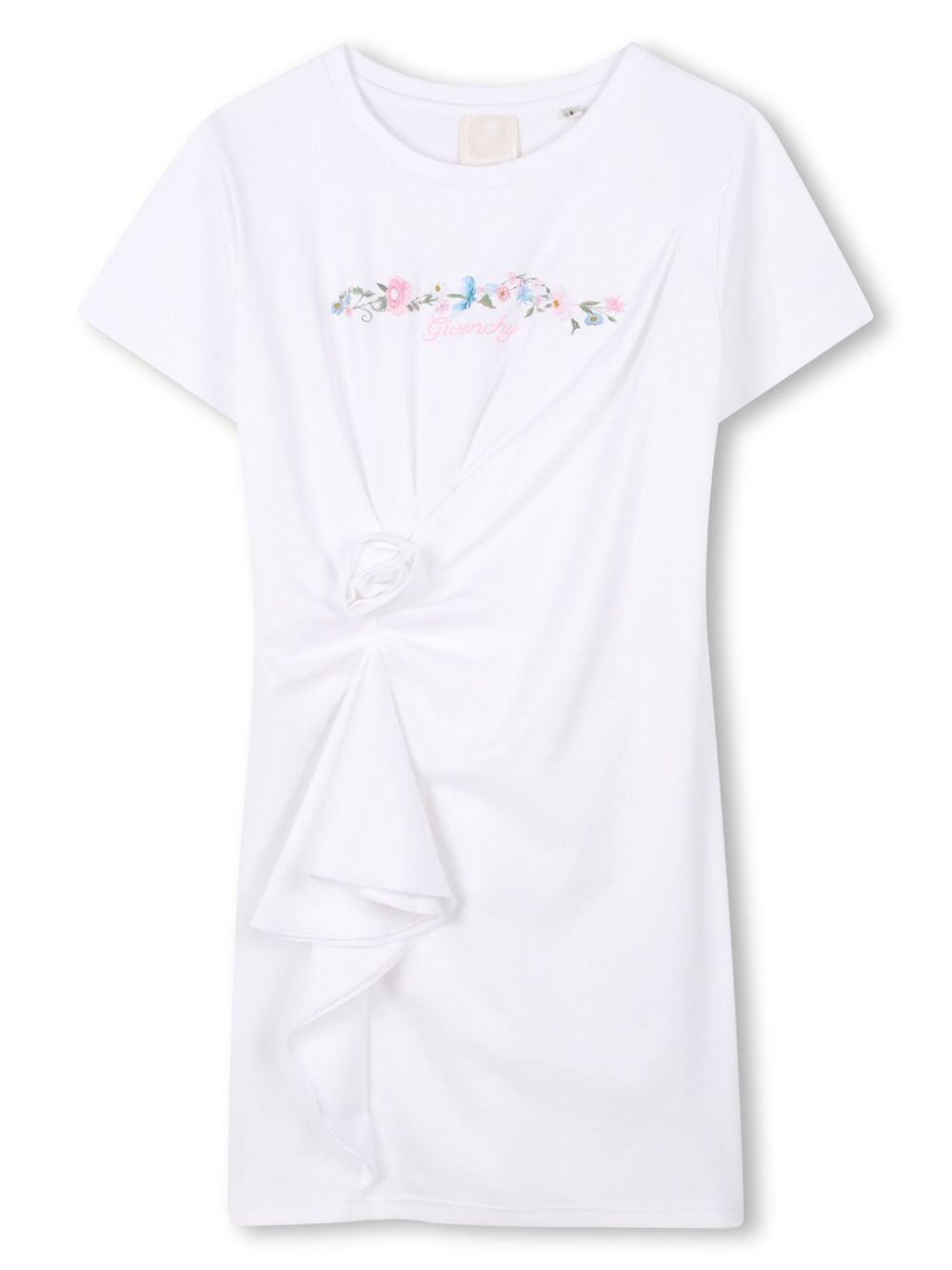 Logo t-shirt dress - White
