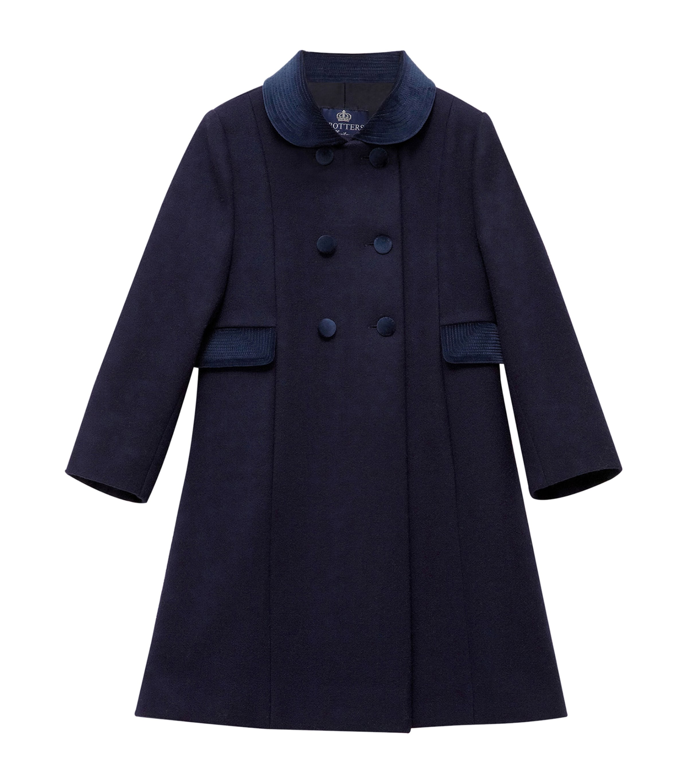 Wool Double-Breasted Coat