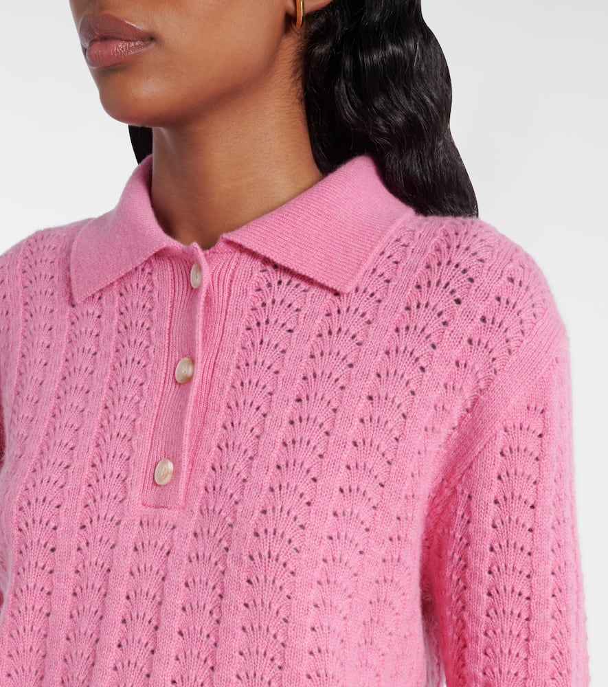Masy cashmere polo sweater