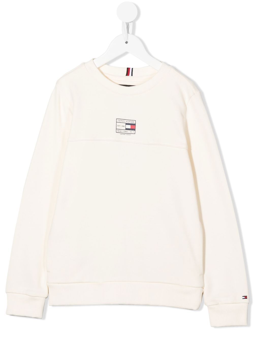 Logo-print organic-cotton sweatshirt - Neutrals
