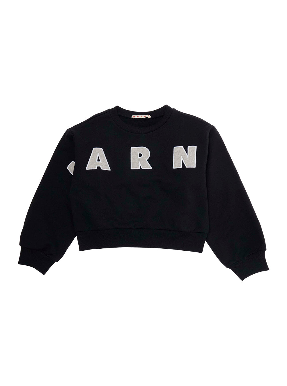 Logo-Embroidered Crewneck Sweatshirt — Black