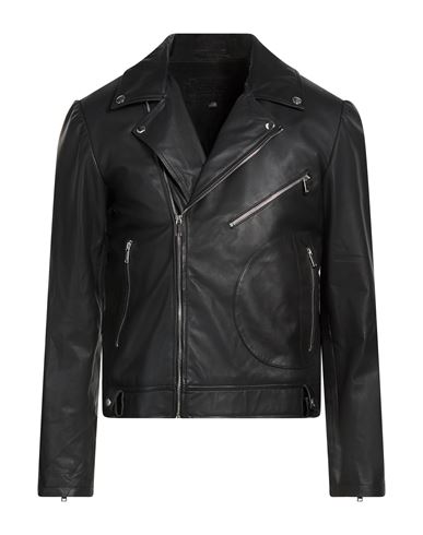 Man Jacket Black Size M Sheepskin