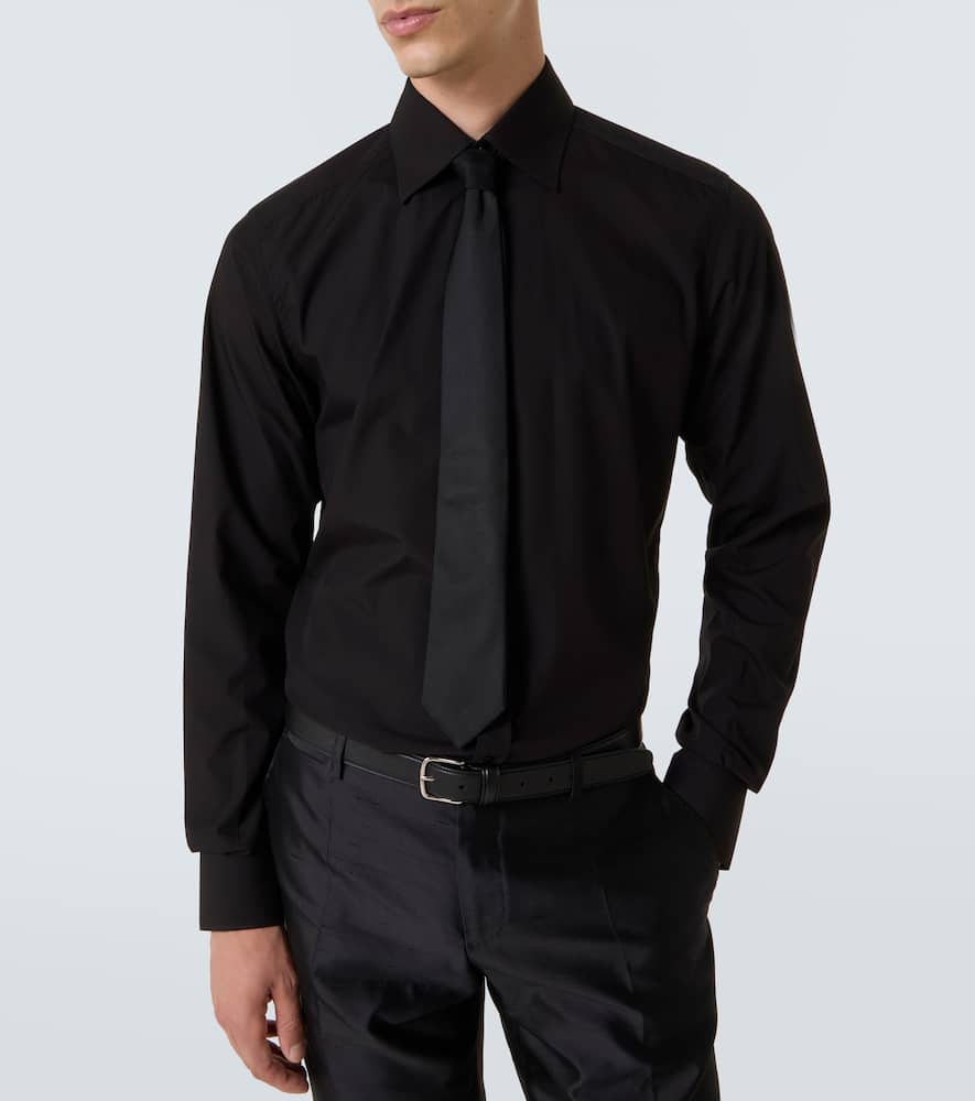 Cotton poplin shirt