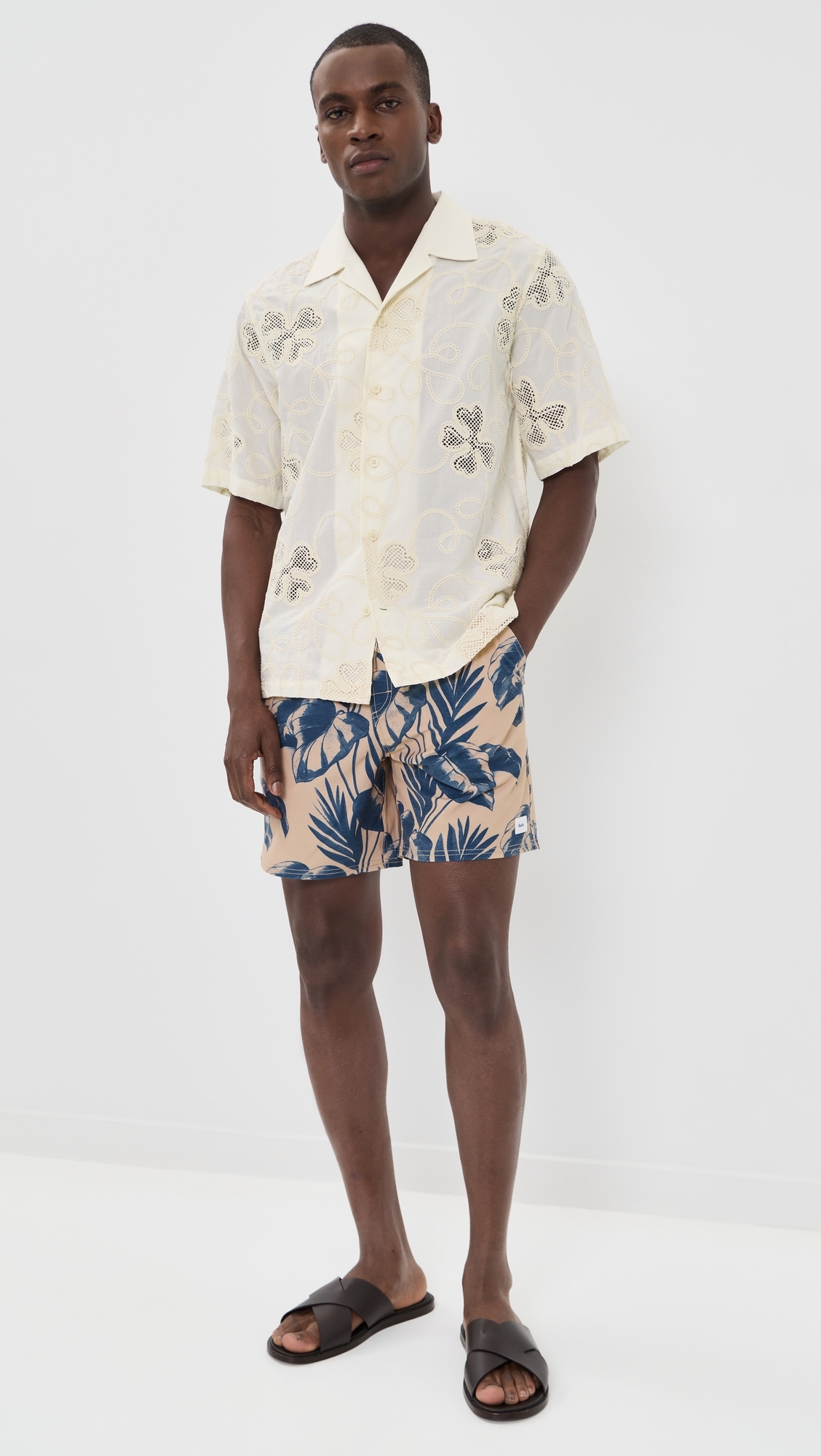 Selma Volley Swim Trunks 7 Brush