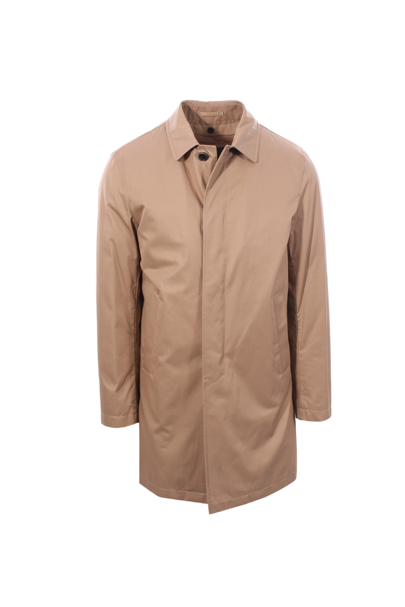 Polyamide Car Coat Coat — Beige