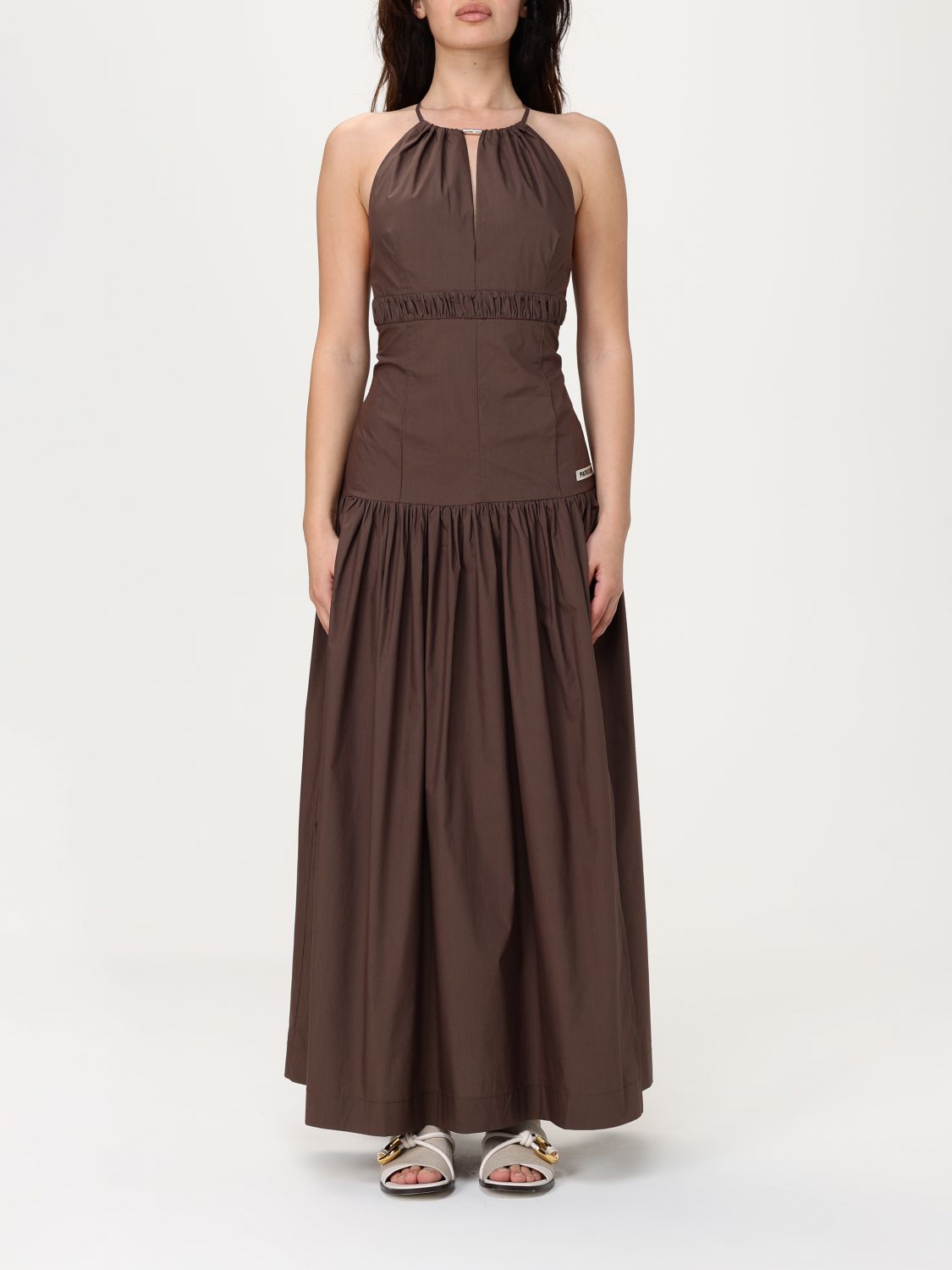 Dress PATRIZIA PEPE Woman color Brown