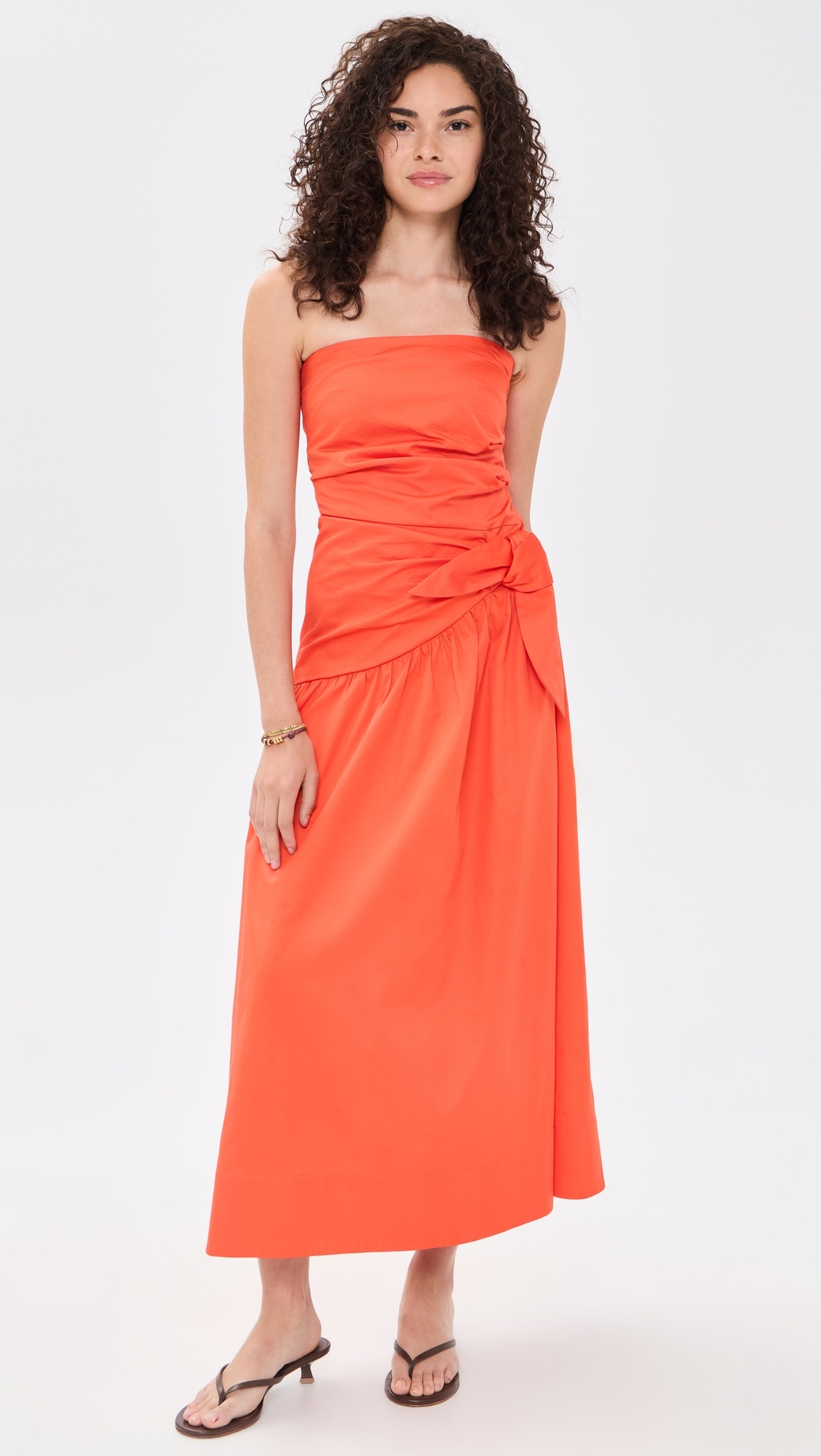 Rene Tie Dress Poppy