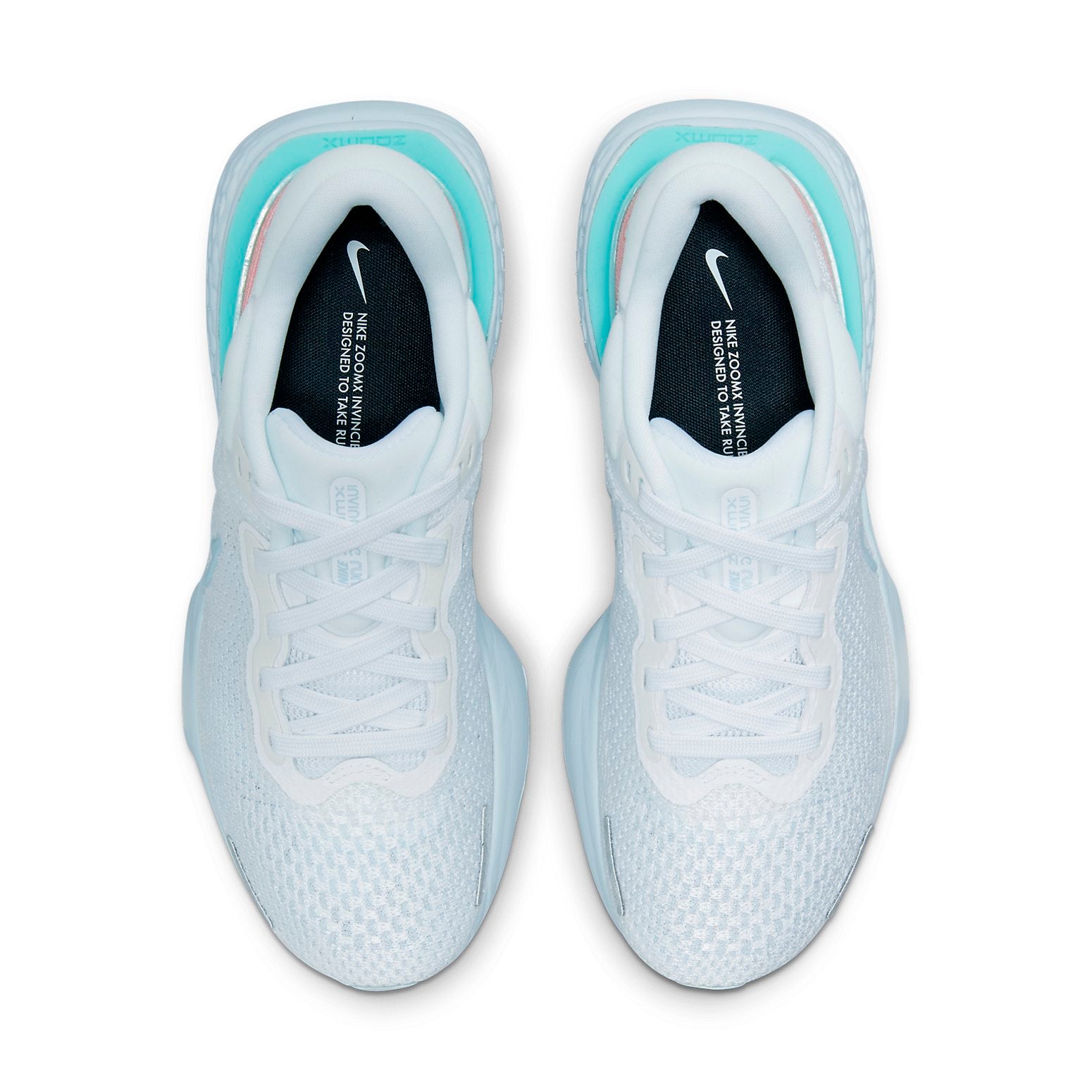 (WMNS) ZoomX Invincible Run Flyknit 'White Dynamic Turquoise'