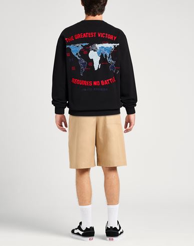Man Sweatshirt Black Size L Organic cotton