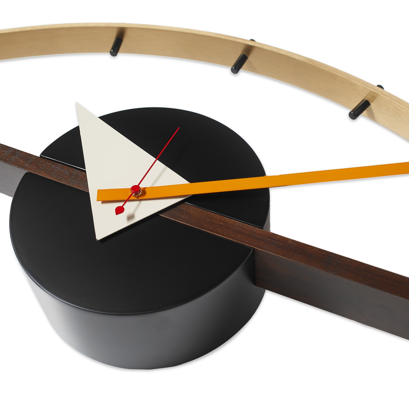 George Nelson Eye Clock in Brass 