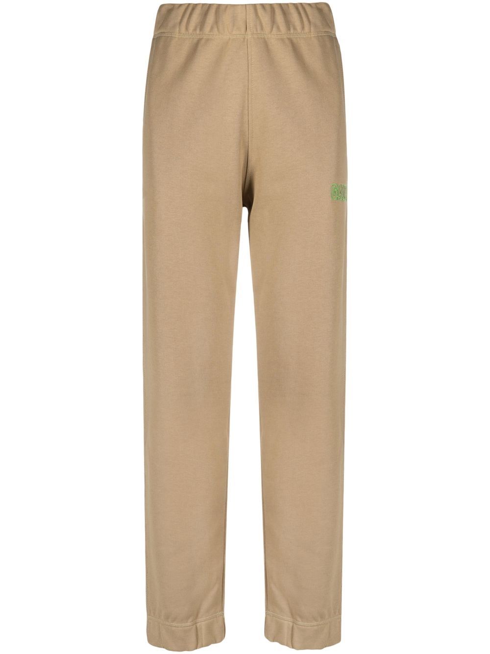 Logo-embroidered track pants - Brown